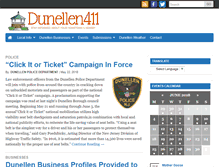 Tablet Screenshot of dunellen411.com