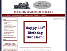 Tablet Screenshot of history.dunellen411.com